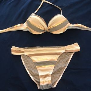 Victoria Secret bathing suit.